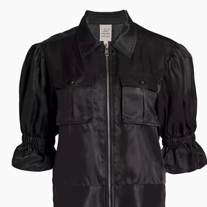 Cinq a Sept Holly Utility Jacket, Black, XXS(item runs big), Tags on/Unworn